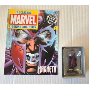 Eaglemoss 1:16 Classic Marvel‎ Figurine w/Book: Magneto #5
